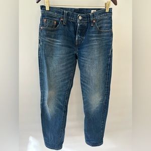 Levi’s 501 CT, lightly worn, still in great shape. W25, L32